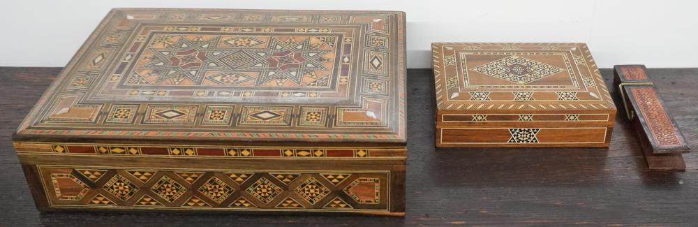 MIDDLE EASTERN STYLE INLAID WOOD