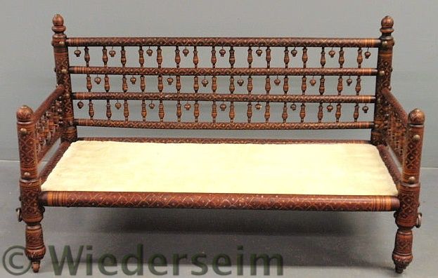 Middle Eastern style settee with