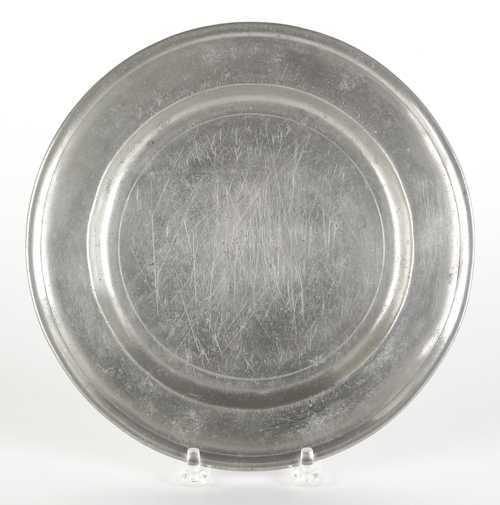 Middletown Connecticut pewter plate