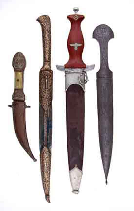 Mideastern and Nazi daggers