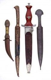Mideastern and Nazi daggers co