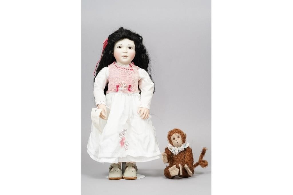 "Midori in Silk" artist doll by
