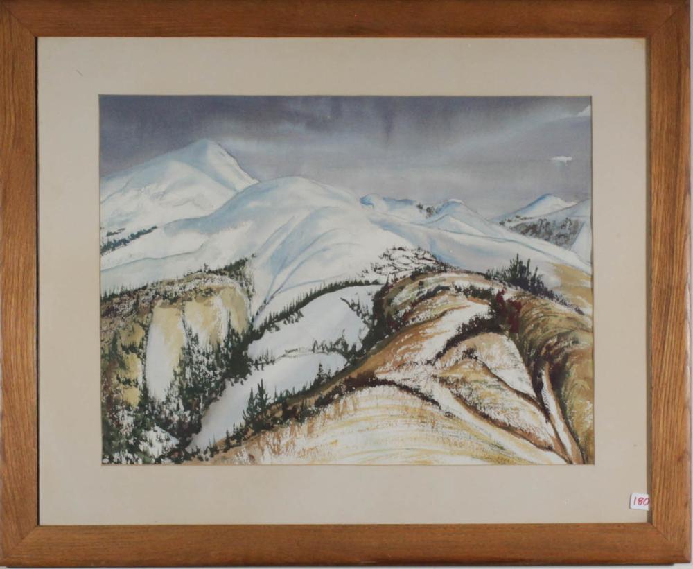 MIETZI BLECK WATERCOLOR ON