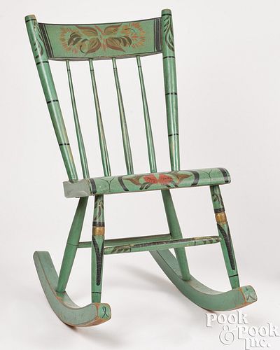 MIFFLIN COUNTY PAINTED PLANK SEAT