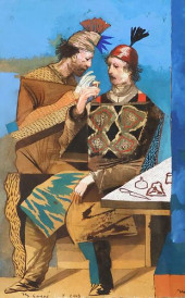 MIGUEL CONDE (B.1939) WATERCOL
