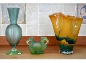 Mihai Topescu art glass vase r
