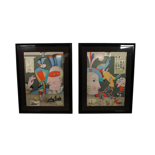 MIHAIL CHEMIAKIN 2 LITHOGRAPHS