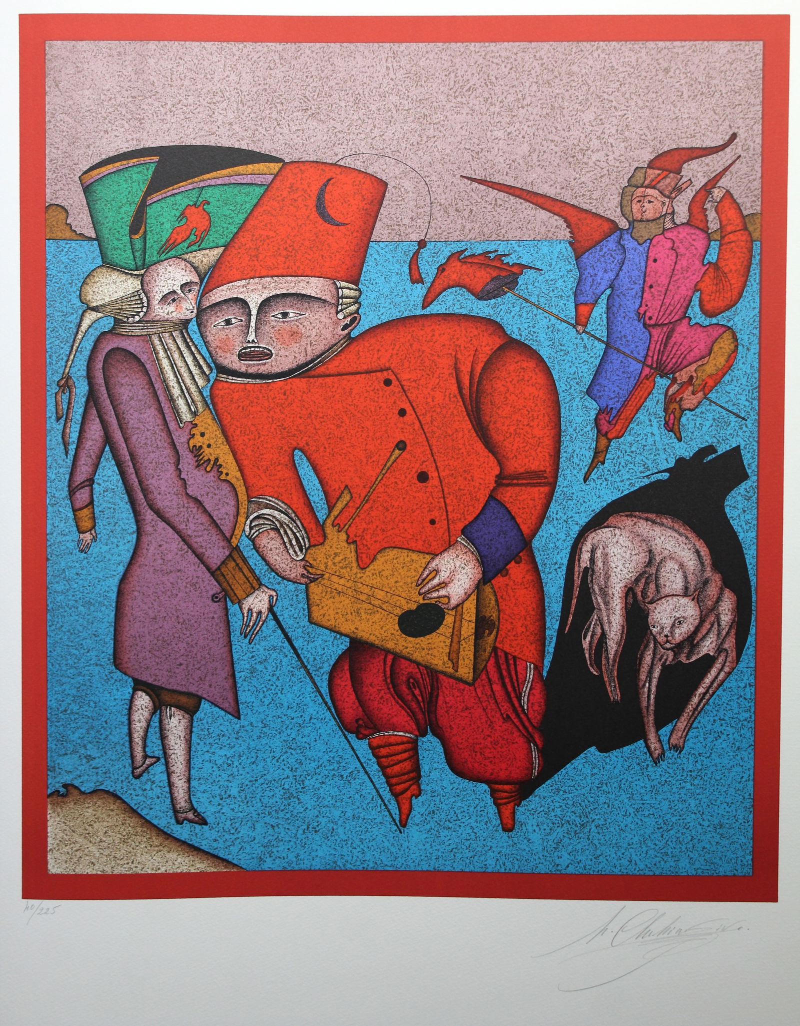 MIHAIL CHEMIAKIN (B 1943) "UNTITLED
