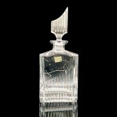MIKASA CRYSTAL DECANTER AND ST