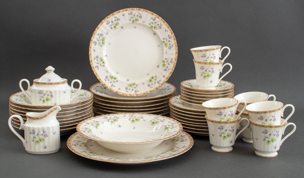 MIKASA "FRENCH VIOLETS" PORCELAIN