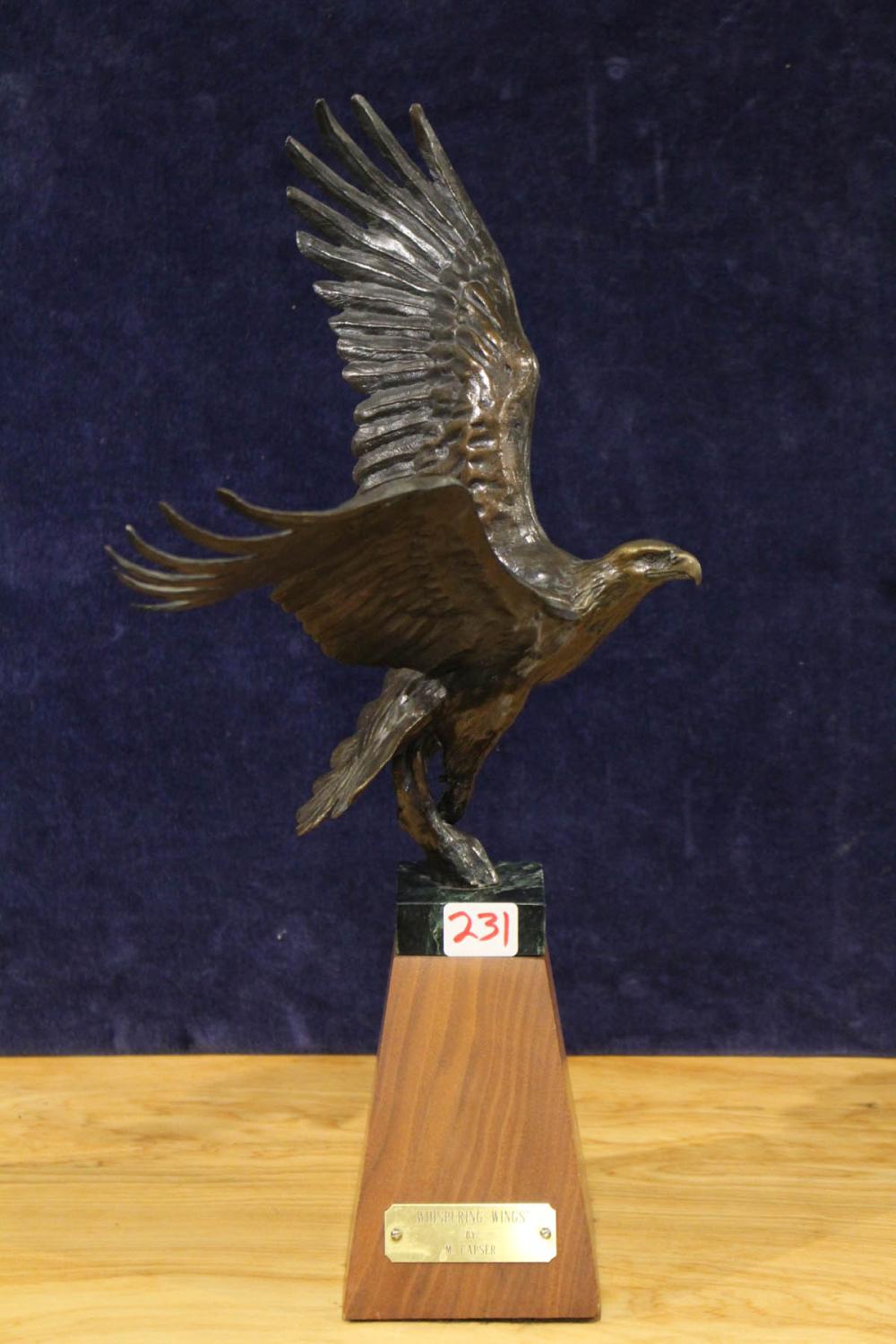 MIKE CAPSER BRONZE SCULPTUREMIKE