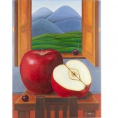 MIKE MEDOW, OIL ON CANVAS, 199