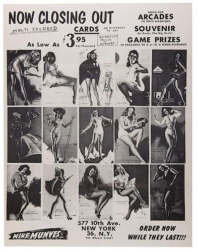 MIKE MUNVES CLOSEOUT POSTER FOR