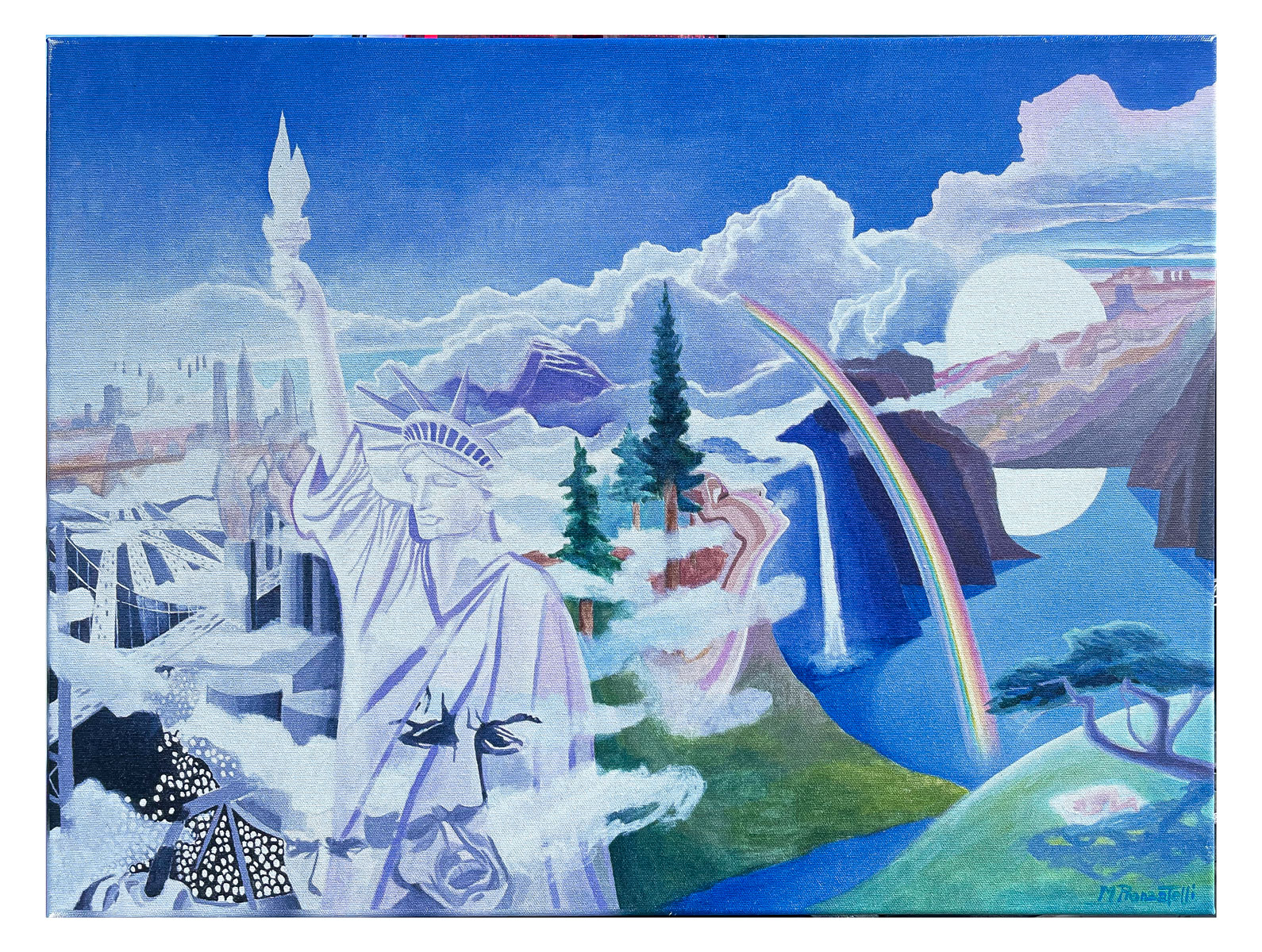 MIKE PRANZATELLI GICLEE - STATUE OF
