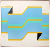 MIKEL KARAS ACRYLIC OP ART PAI