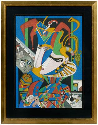 Mikhail Chemiakin gouache