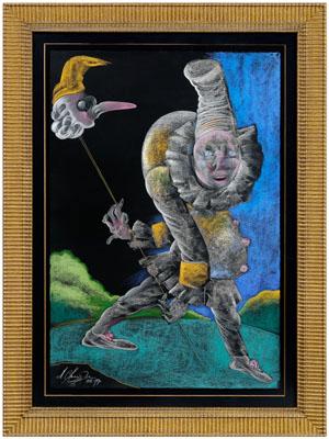 Mikhail Chemiakin pastel