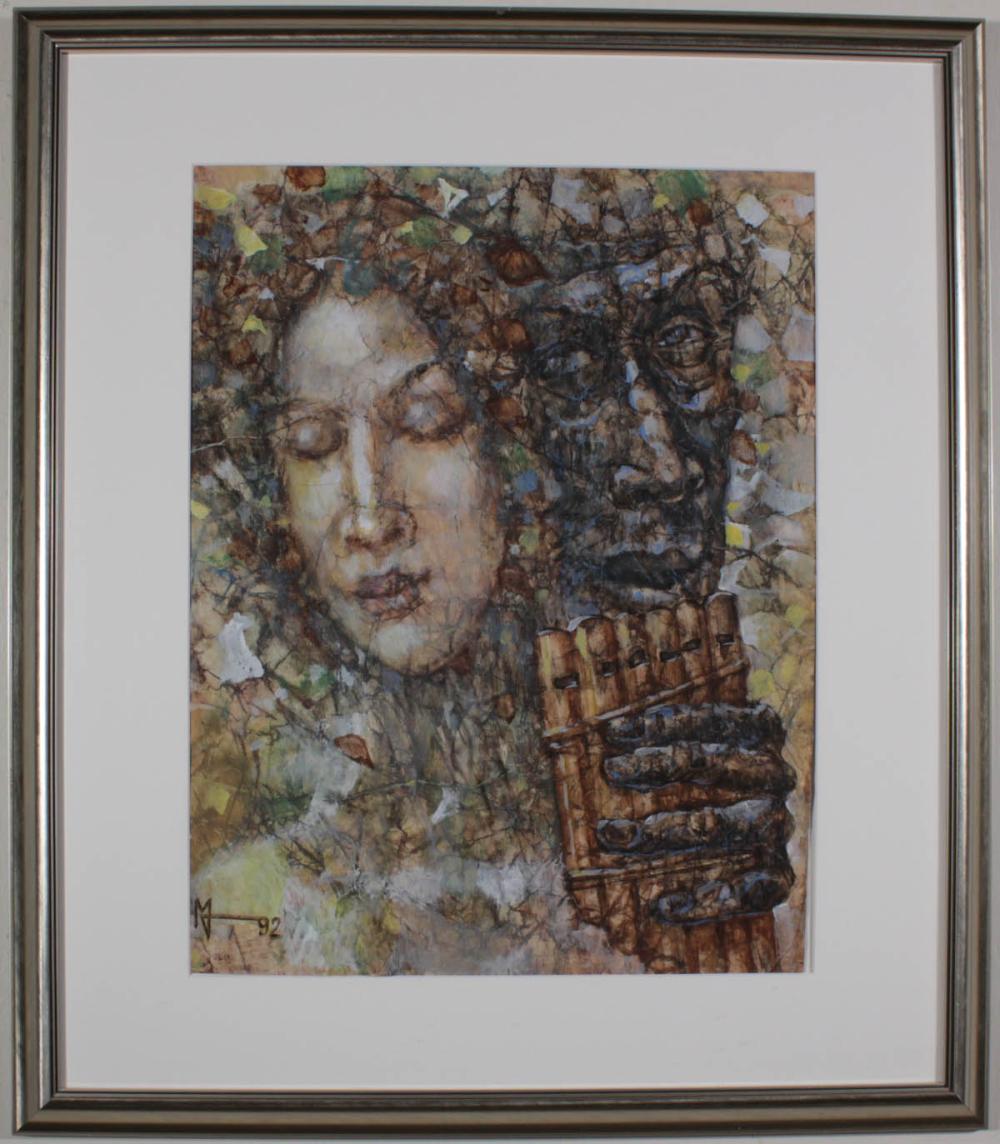 MIKHAIL GELMAN MIXED MEDIA ON