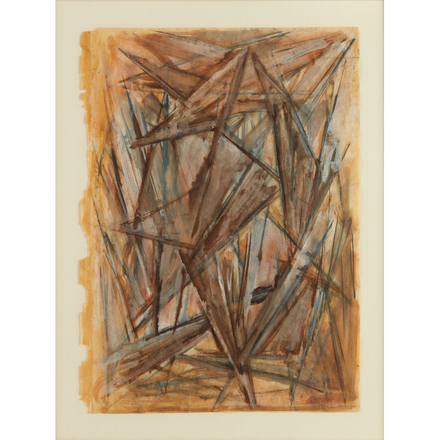 MIKHAIL LARIONOV, GOUACHE ON PAPER,