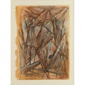MIKHAIL LARIONOV, GOUACHE ON P