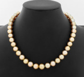 MIKIMOTO 1893 18K GOLDEN PEARL