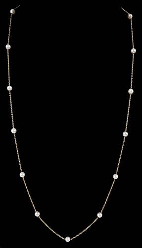 MIKIMOTO 18KT. PEARL