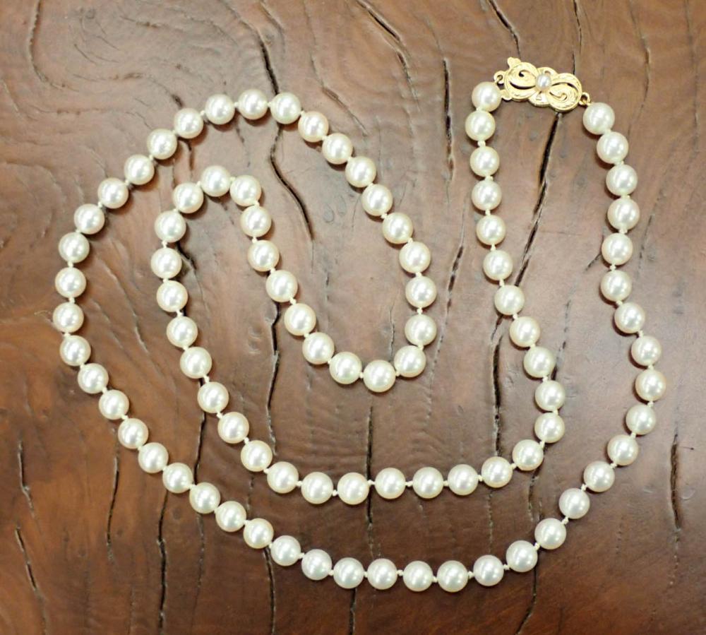 MIKIMOTO AKOYA PEARL AND GOLD