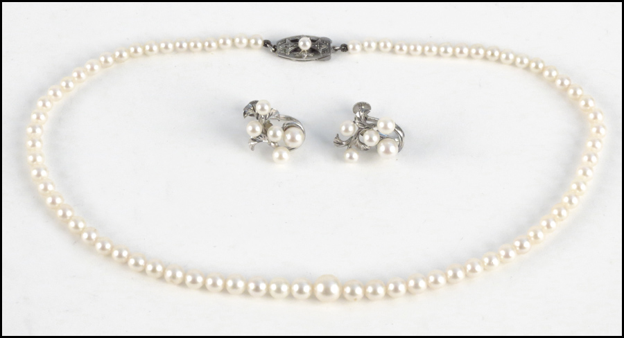 MIKIMOTO GRADUATED PEARL