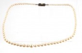 MIKIMOTO GRADUATED PEARL NECKL