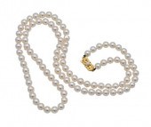 MIKIMOTO SINGLE STRAND OF INDI