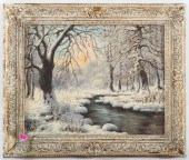MIKLOS NEOGRADY. WINTER LANDSC