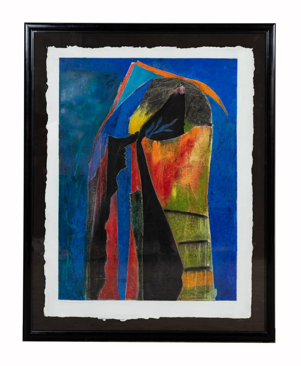 MIKLOS POGANY, COLORFUL ABSTRACT ON