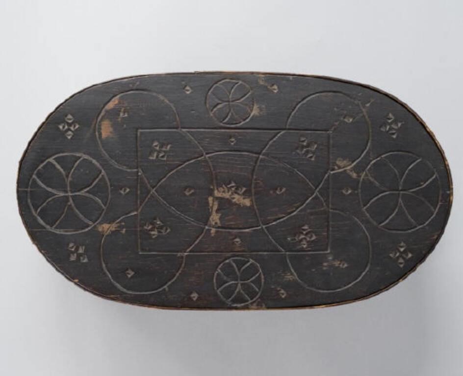 MI'KMAQ OVAL SPLINT BOXA large