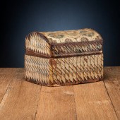 Mi'kmaq Quilled Birchbark Box