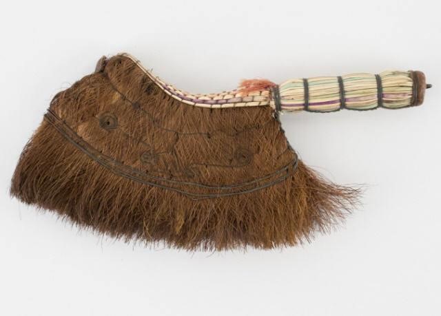 MI'KMAQ QUILLWORK BRUSH, LATE