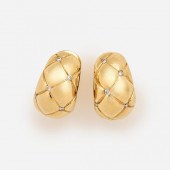 MILANI QUILTED DIAMOND EARRING