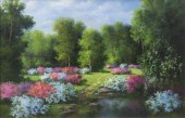 MILBIE BENGE (B.1948) GARDEN L