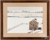 MILDRED SANDS KRATZ WATERCOLOR