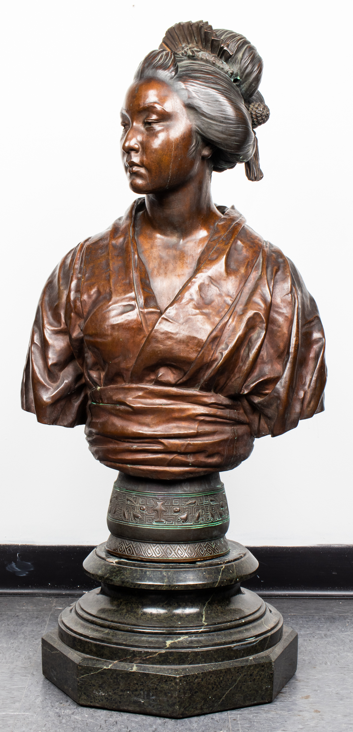 ?MILE-LOUIS TRUFFOT LARGE BRONZE OF
