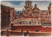 MILFORD ZORNES (1908-2008), "C
