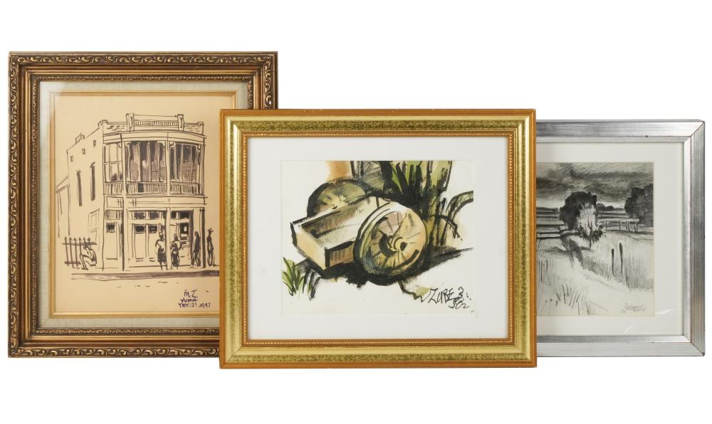 MILFORD ZORNES (1908-2008): THREE
