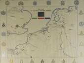 MILITARIA, WWII MAP, FRENCH/EN
