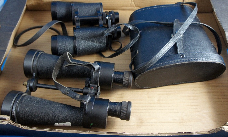 Military Binoculors made by Barr