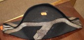 Military hat felt and brocade