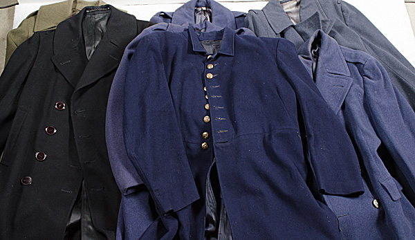Military Overcoats Lot of Seven Lot