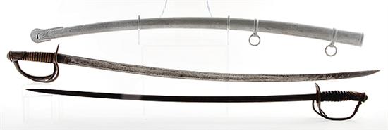 Military sword and cavalry saber