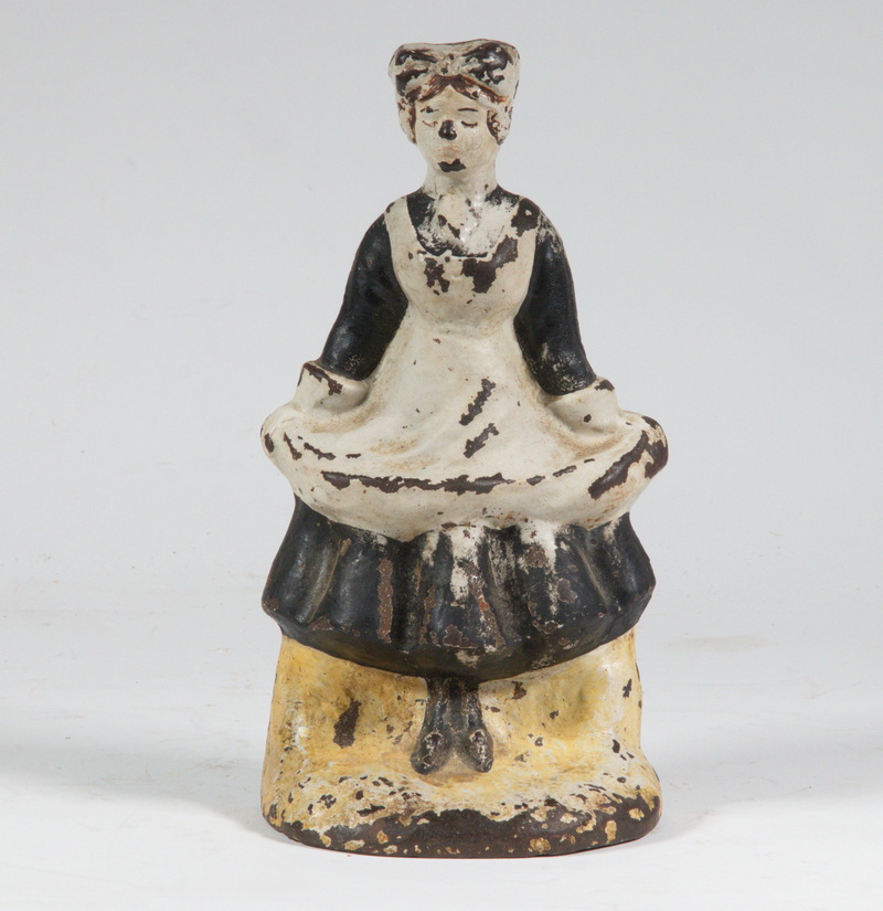 MILK MAID CAST IRON DOORSTOP