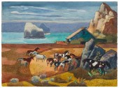 MILLARD SHEETS (1907-1989), "S