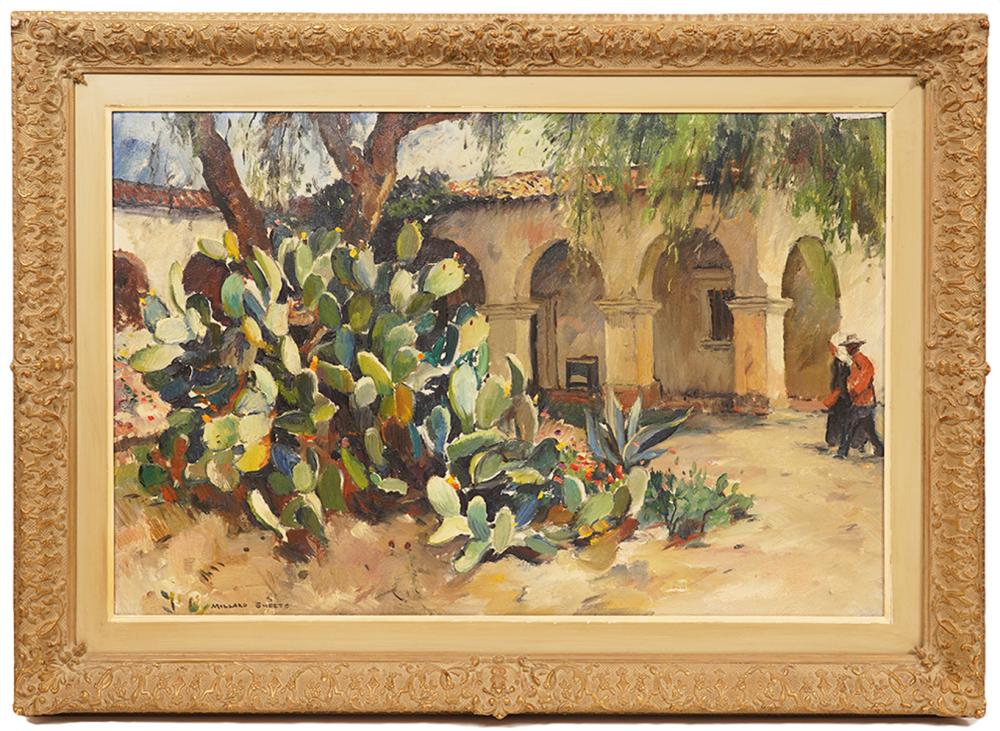 MILLARD SHEETS 'CACTUS OF SAN