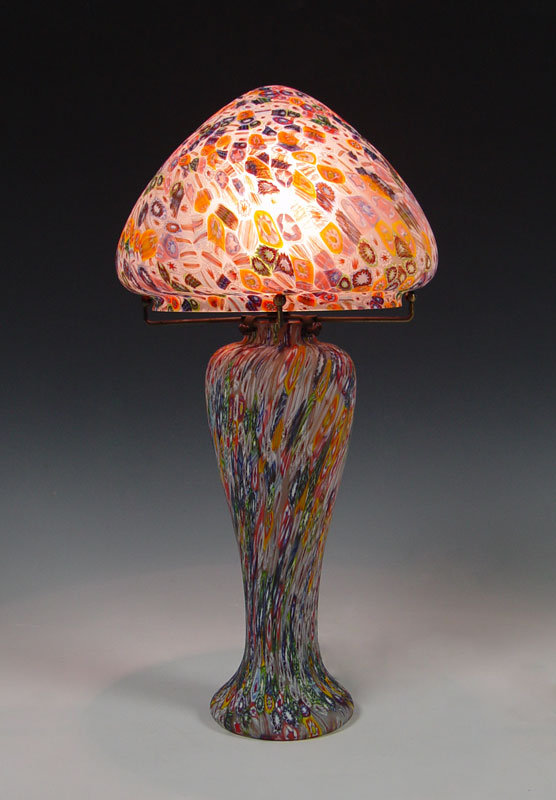 MILLEFIORI ART GLASS LAMP &
